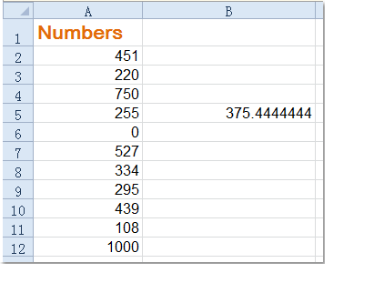 میانگین اعداد بدون max و min