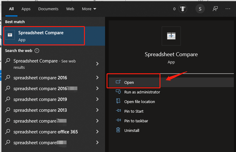 مقایسه دو فایل اکسل با Microsoft Spreadsheet Compare